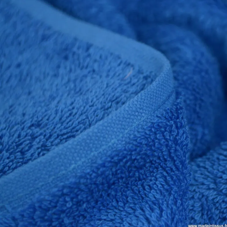 Tissu Eponge Balneo 100% coton Bleu Royal - OEKO TEX