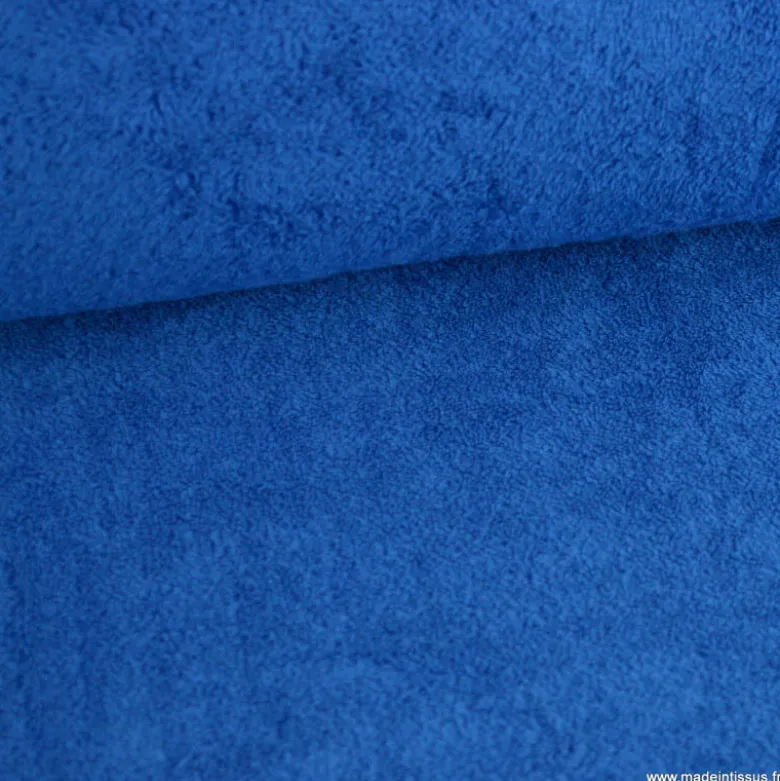 Tissu Eponge Balneo 100% coton Bleu Royal - OEKO TEX