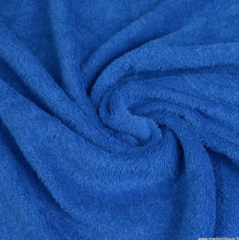 Tissu Eponge Balneo 100% coton Bleu Royal - OEKO TEX