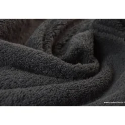 Tissu Eponge Balneo 100%coton Gris Ardoise - OEKO TEX