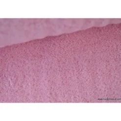 Tissu Eponge Balneo 100% coton rose- OEKO TEX
