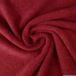 Tissu Eponge Balneo 100% coton Rouge Hermes - OEKO TEX
