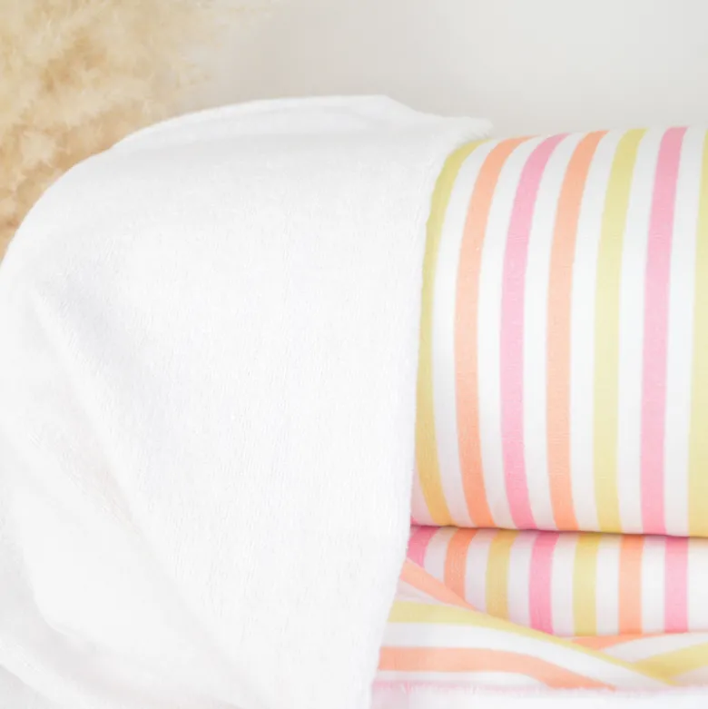 Tissu Eponge de coton monoface Bibione