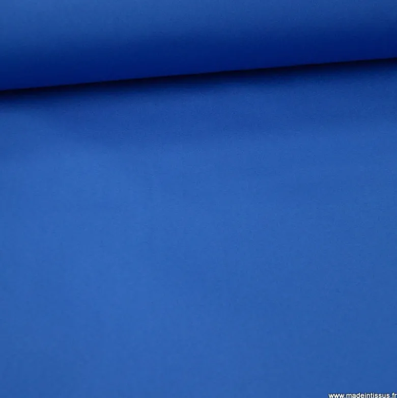 Tissu extérieur polypro bleu royal