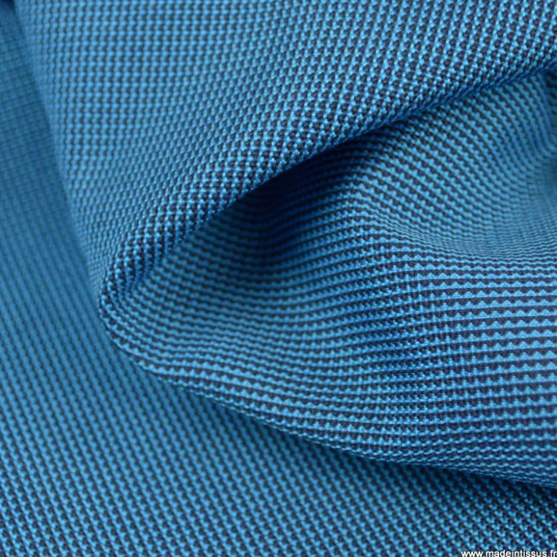 Tissu extérieur polypro fantaisie Bleu marine et bleu