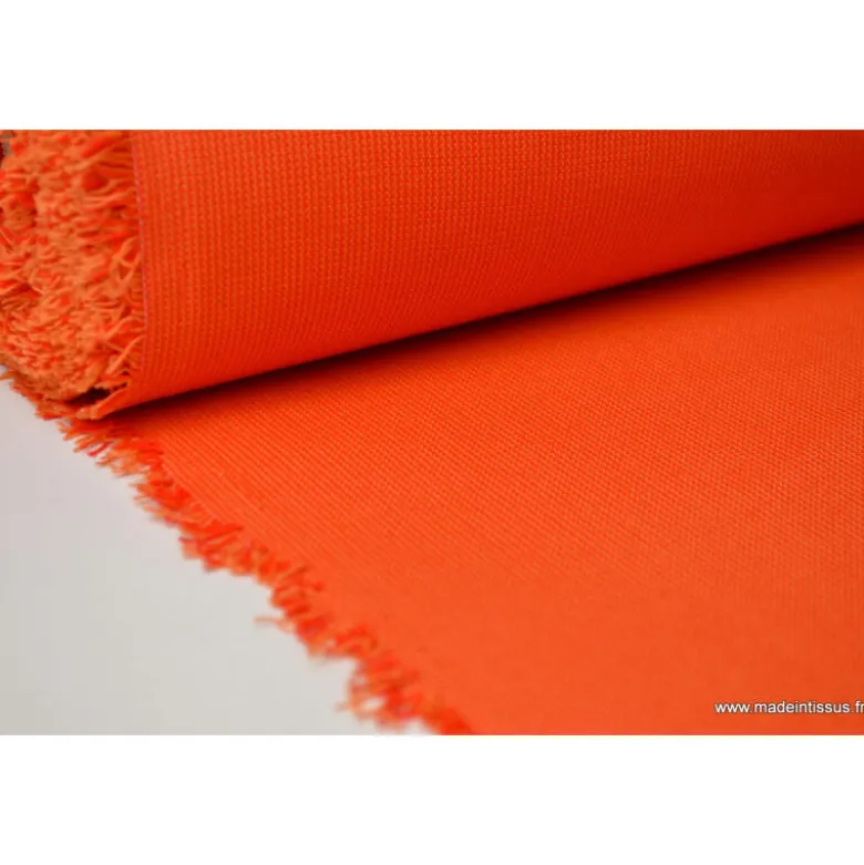 Tissu extérieur polypro fantaisie orange