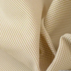Tissu extérieur polypro fantaisie Blanc & Beige