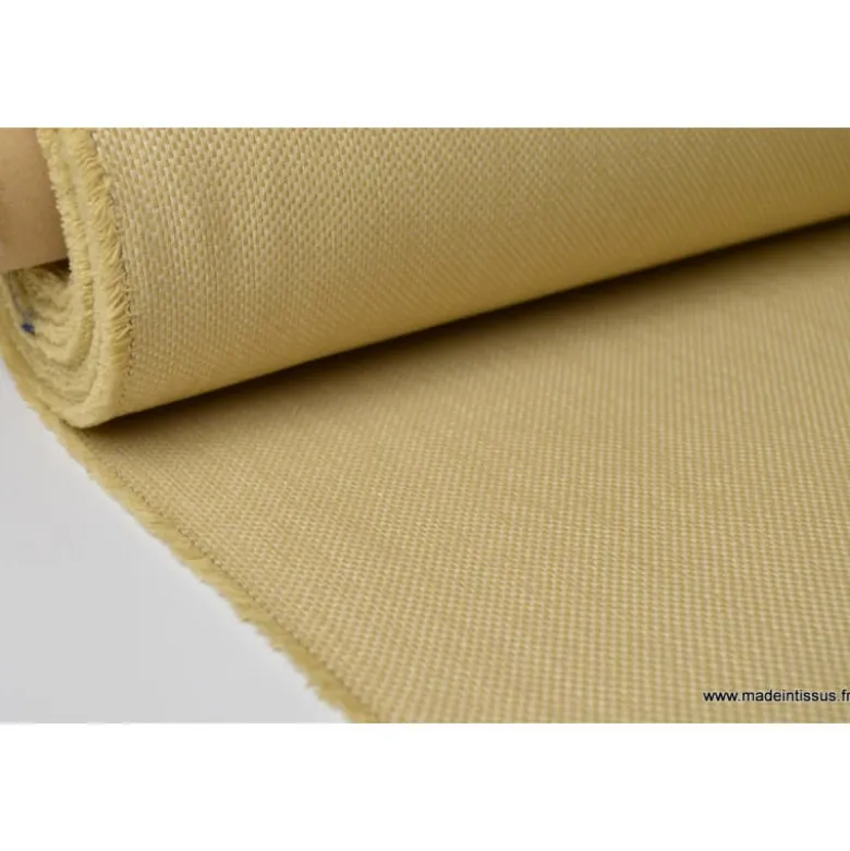 Tissu extérieur polypro natté biscuit