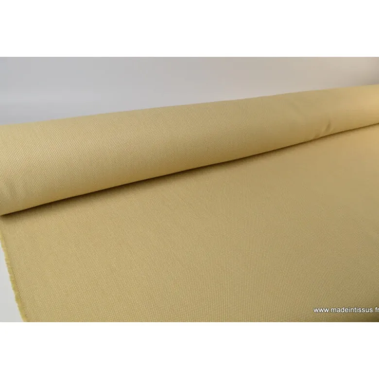 Tissu extérieur polypro natté biscuit