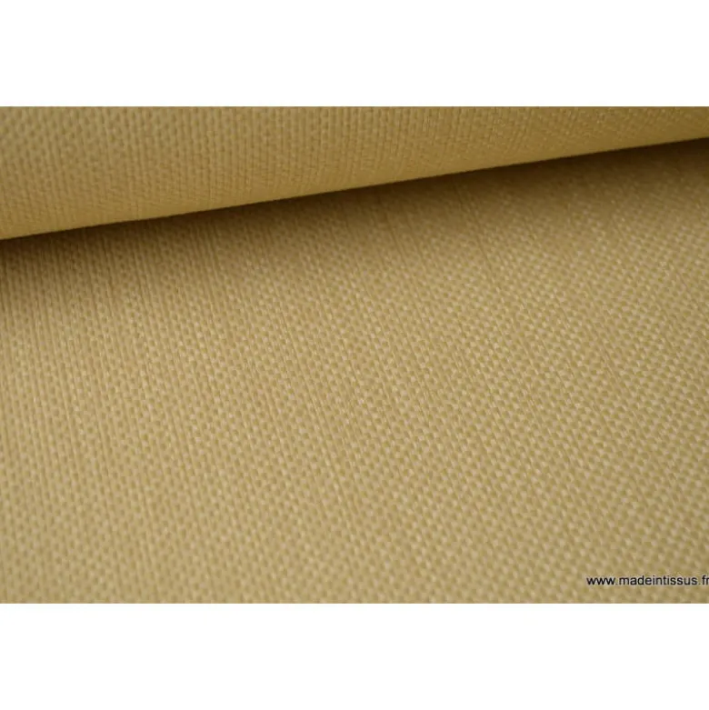 Tissu extérieur polypro natté biscuit
