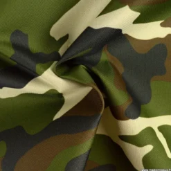 Tissu extérieur étanche Camouflage écru enduit PVC