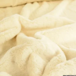 Tissu fausse fourrure rabbit Ecru - Corto