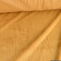 Tissu fausse fourrure rabbit Camel - Corto