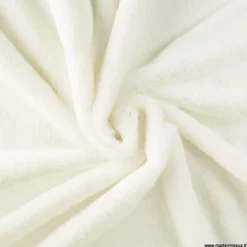 Tissu fausse fourrure rabbit Blanc - Corto
