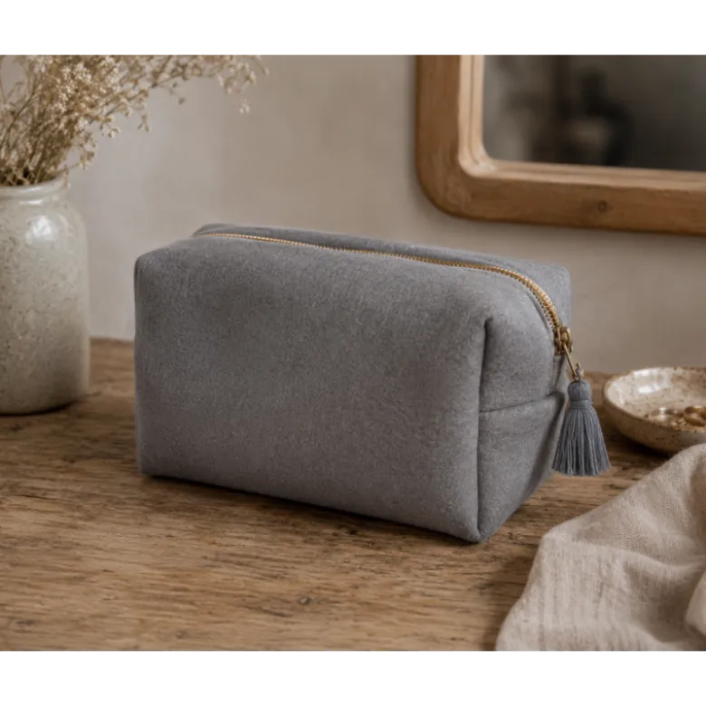Tissu feutrine petite laize 90 cm - Gris
