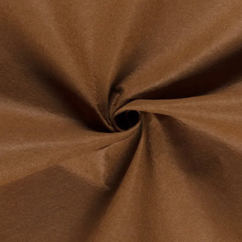 Tissu feutrine petite laize 90 cm - Marron