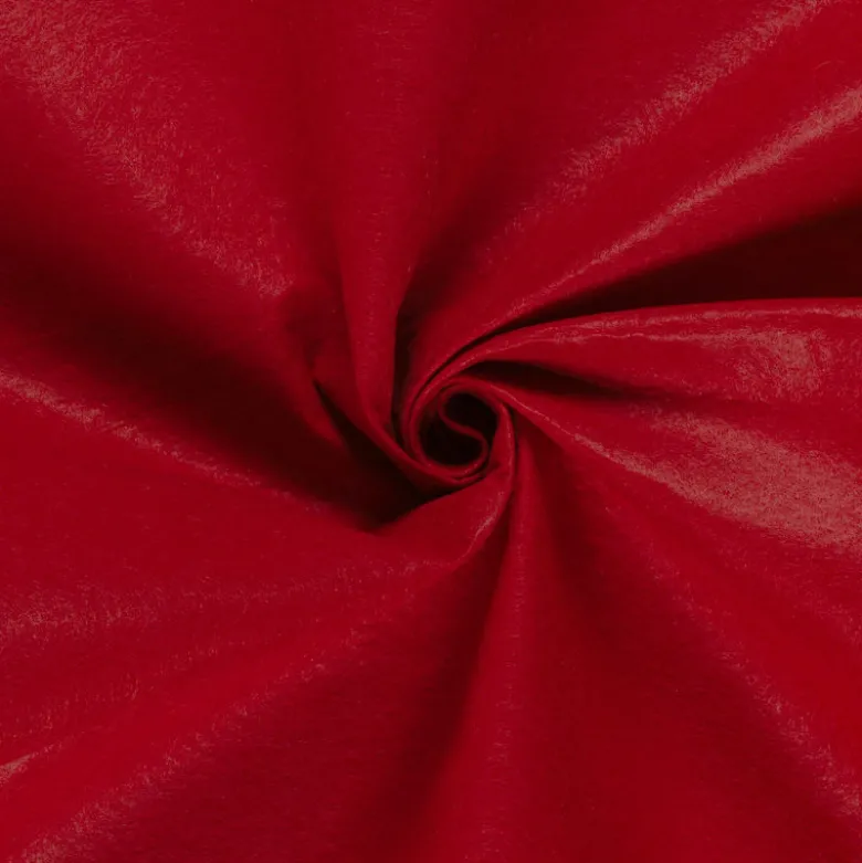 Tissu feutrine petite laize 90 cm - Rouge Hermès