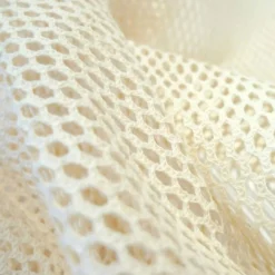Tissu Filet en coton BIO coloris Naturel - OEKO TEX