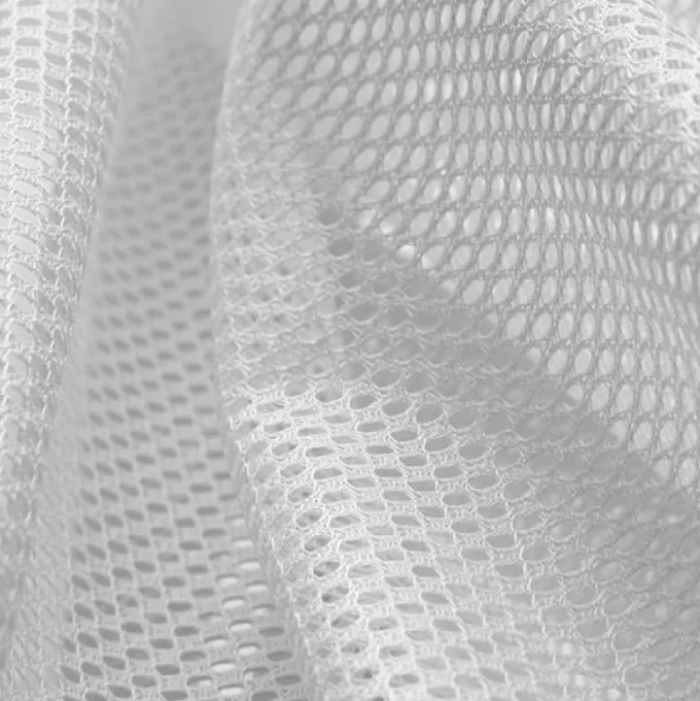 Tissu Filet Mesh Blanc - au mètre