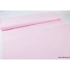 Tissu Fil à Fil coton rose pour confection