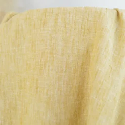 Tissu fluide polyester aspect Lin - Ocre