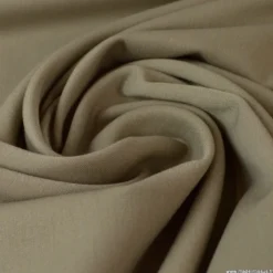 Tissu gabardine bi stretch - Taupe