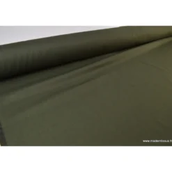 Tissu gabardine costume et confection kaki - OEKO TEX