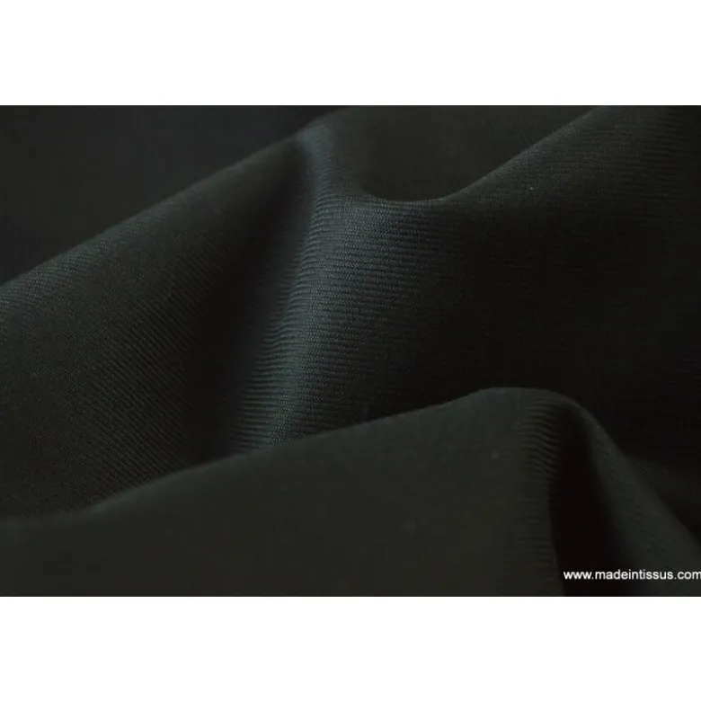 Tissu gabardine costume et confection noir