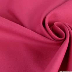 Tissu gabardine de coton coloris Rose Pourpre - OEKO TEX