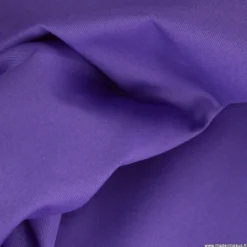 Tissu gabardine de coton coloris Violet - OEKO TEX