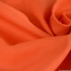 Tissu gabardine de coton coloris Orange Tangerine - OEKO TEX