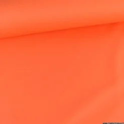 Tissu gabardine de coton coloris Orange Tangerine - OEKO TEX