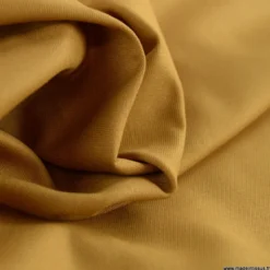 Tissu gabardine de coton coloris Havane - OEKO TEX