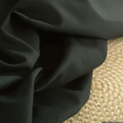 Tissu gabardine de coton sergé coloris Noir - OEKO TEX