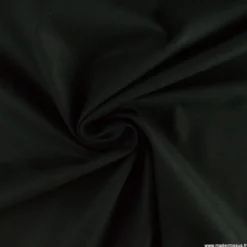 Tissu gabardine de coton sergé coloris Noir - OEKO TEX