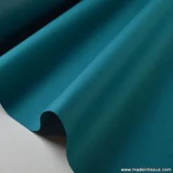 Tissu Gabardine enduite imperméable émeraude