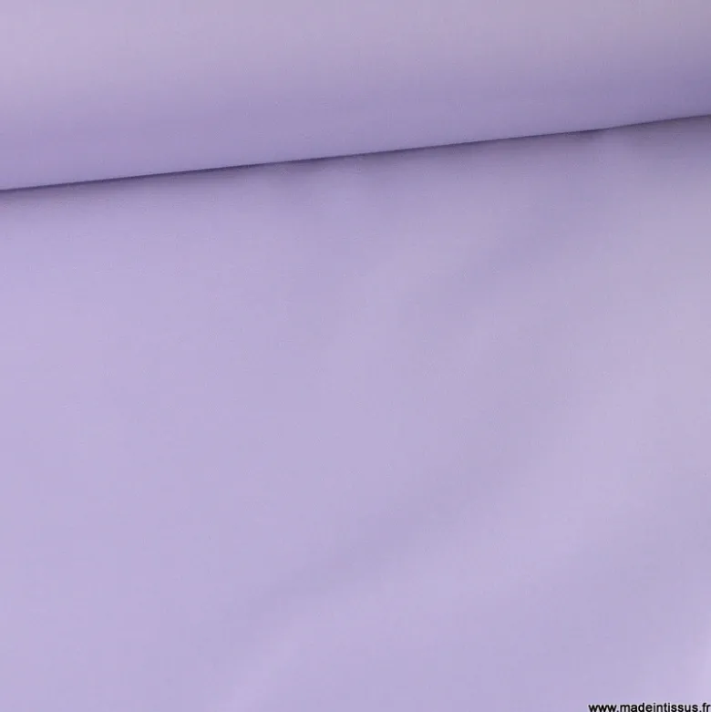 Tissu Gabardine enduite étanche imperméable Parme