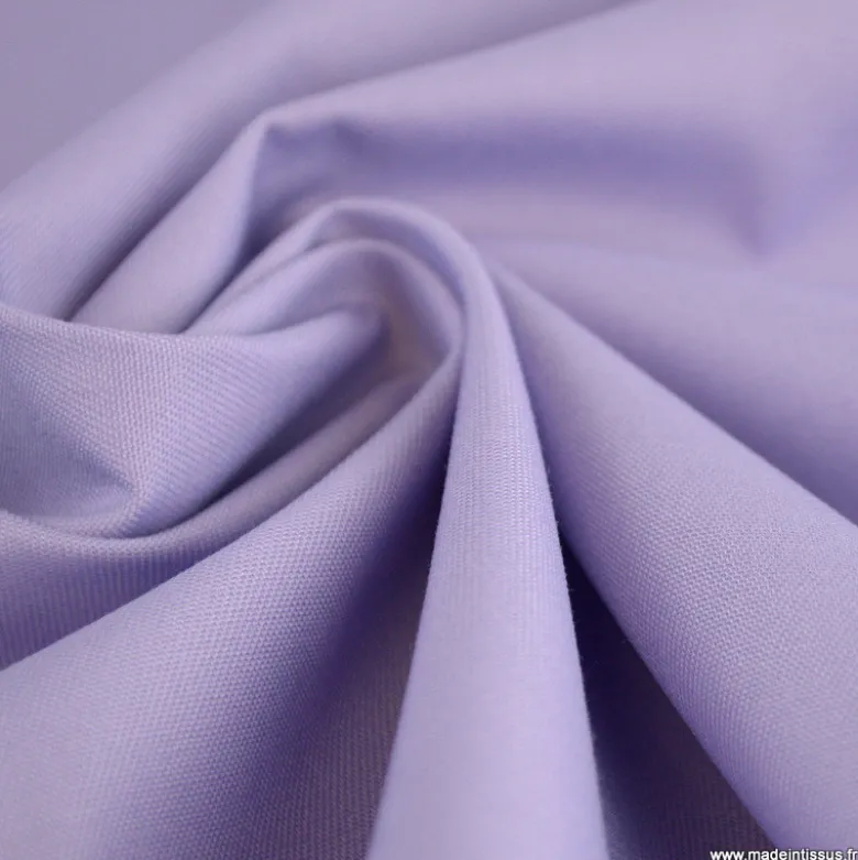 Tissu Gabardine enduite étanche imperméable Parme