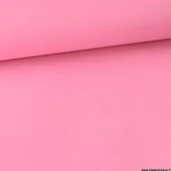 Tissu Gabardine enduite étanche imperméable rose bonbon