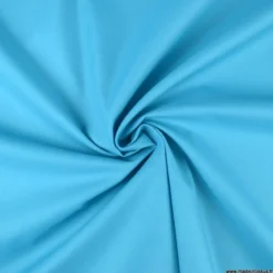 Tissu Gabardine enduite étanche turquoise.