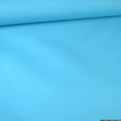 Tissu Gabardine enduite étanche turquoise.