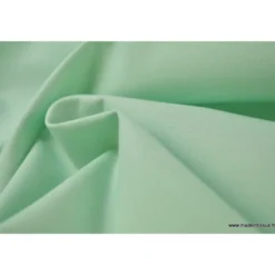 Tissu Gabardine enduite étanche menthe.