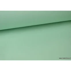 Tissu Gabardine enduite étanche menthe.