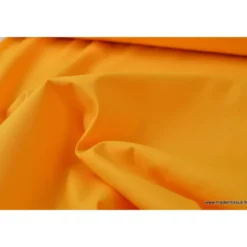 Tissu Gabardine enduite étanche jaune Bouton d'Or