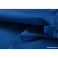 Tissu Gabardine enduite étanche pétrole.