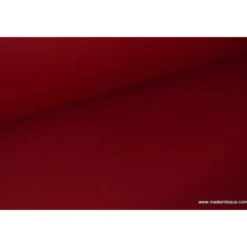 Tissu Gabardine enduite étanche rouge hermès.