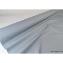 Tissu Gabardine enduite étanche grise -