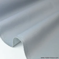 Tissu Gabardine enduite étanche grise -