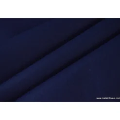Tissu Gabardine enduite étanche marine