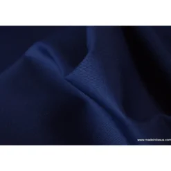 Tissu Gabardine enduite étanche marine